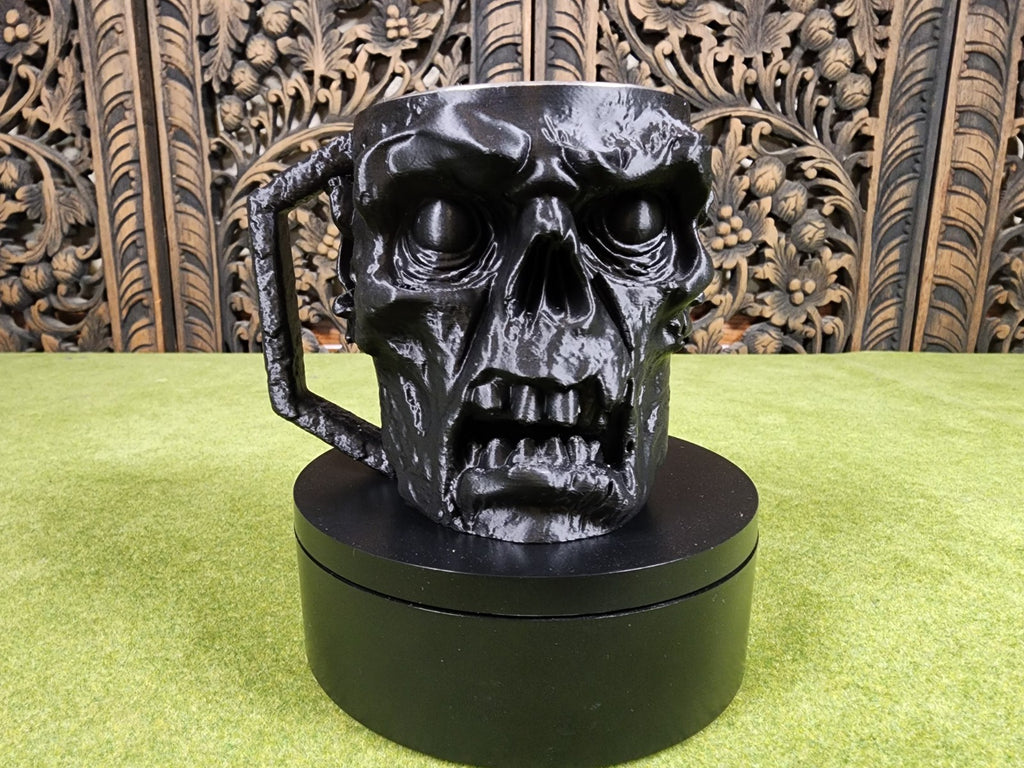 Zombie Cup - Frankenstein's Mug on a Mug - Halloween Mug (unpainted)