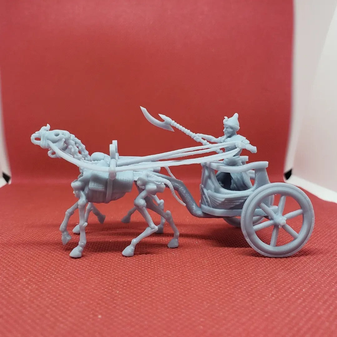 Ancient Pharaoh King - Mummy Prince of the Tombs - Mummy on Chariot