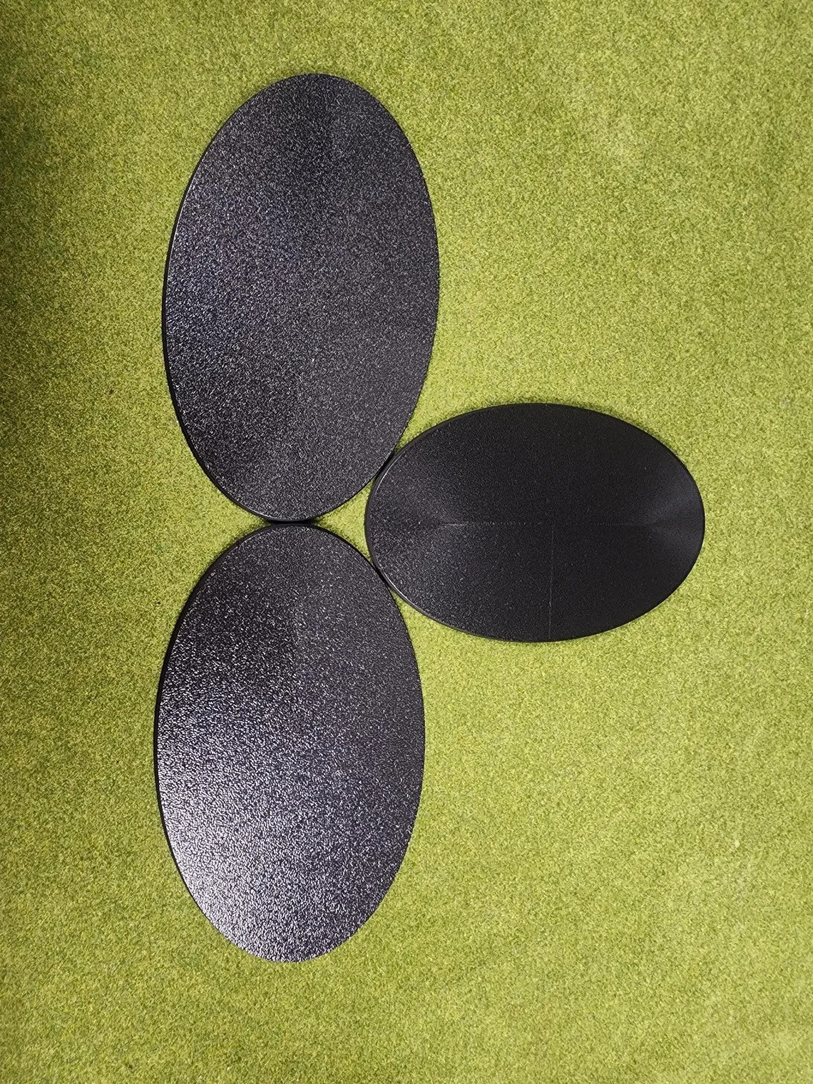 170x105mm Oval Bases - Plain Beveled Bases - Wargaming Old School Bases