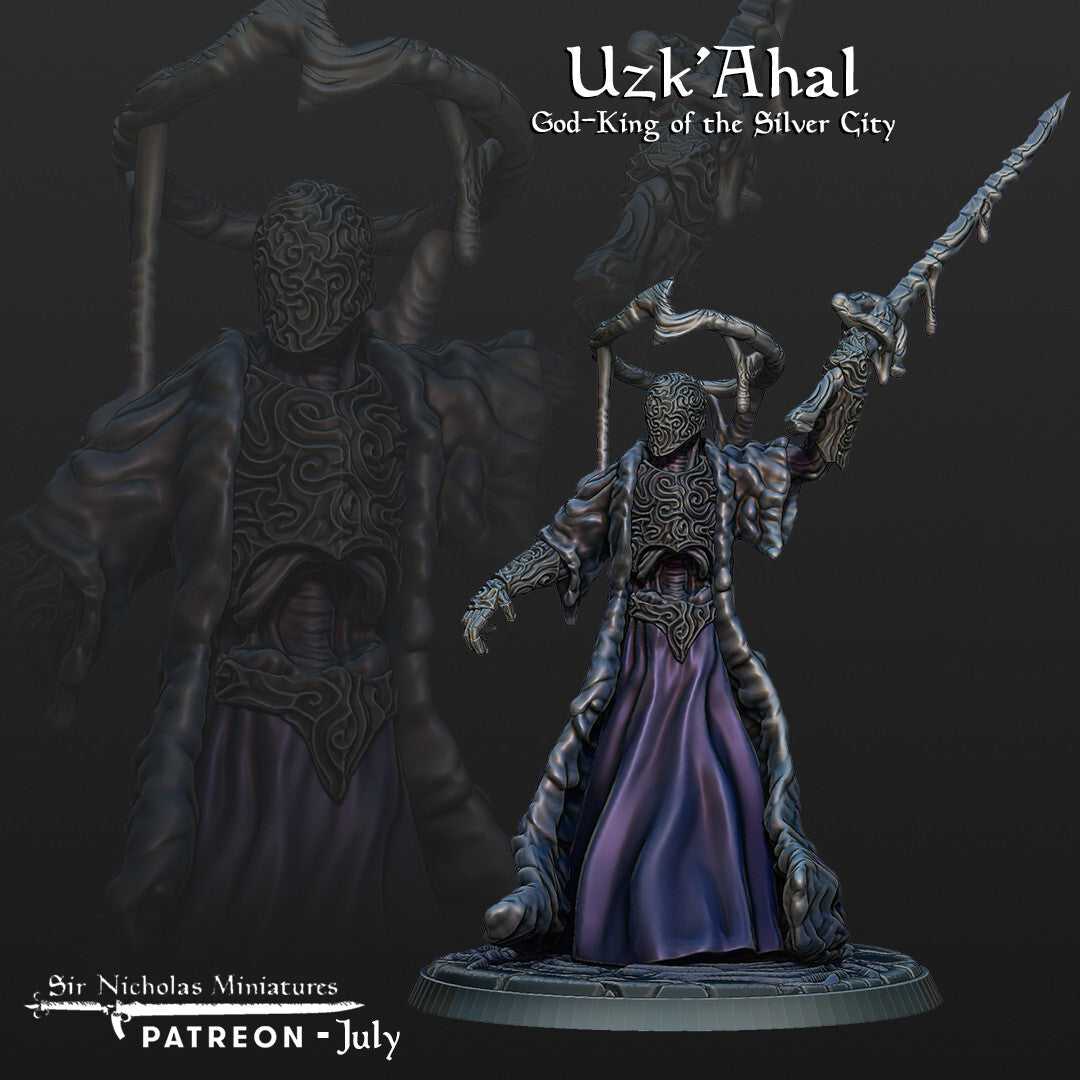 Uzk'Ahal - God-King of the Silver City - Corrupt Knight