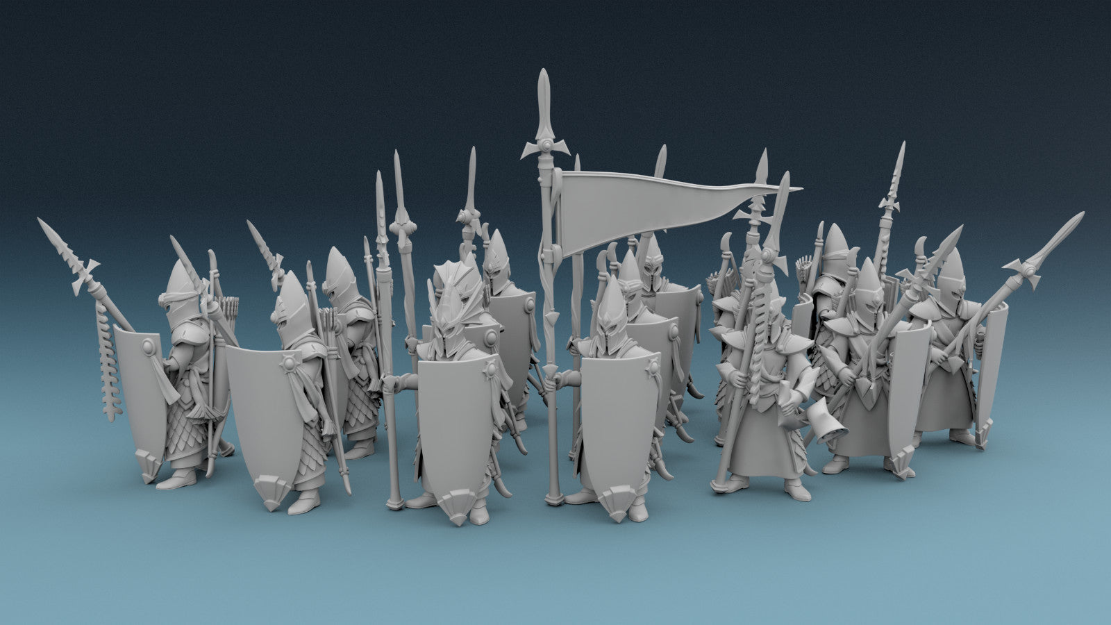 Elves with Bows and Spears