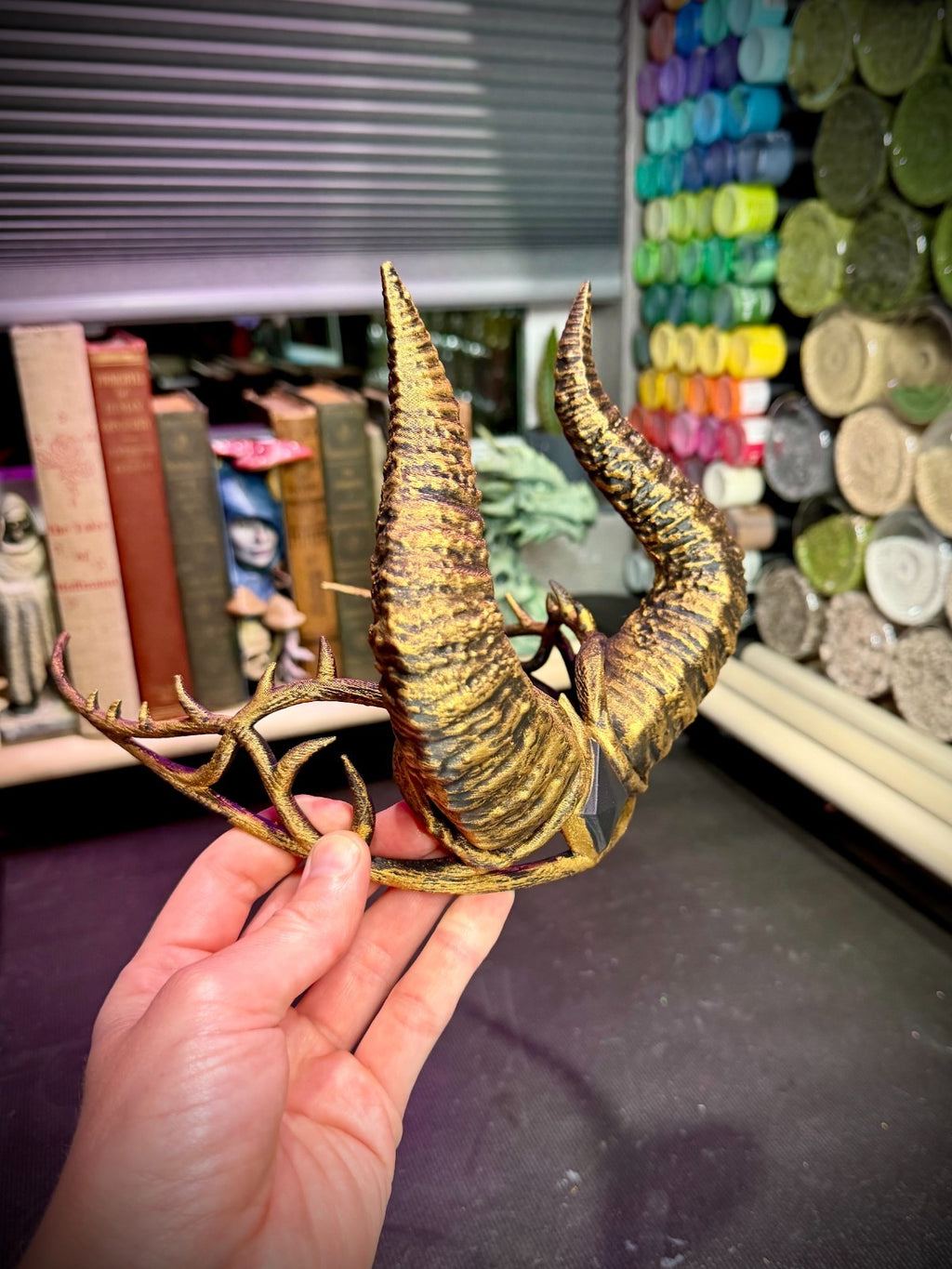 Horned Tiara - Cosplay - DnD Gift - Renaissance Crown (unpainted)