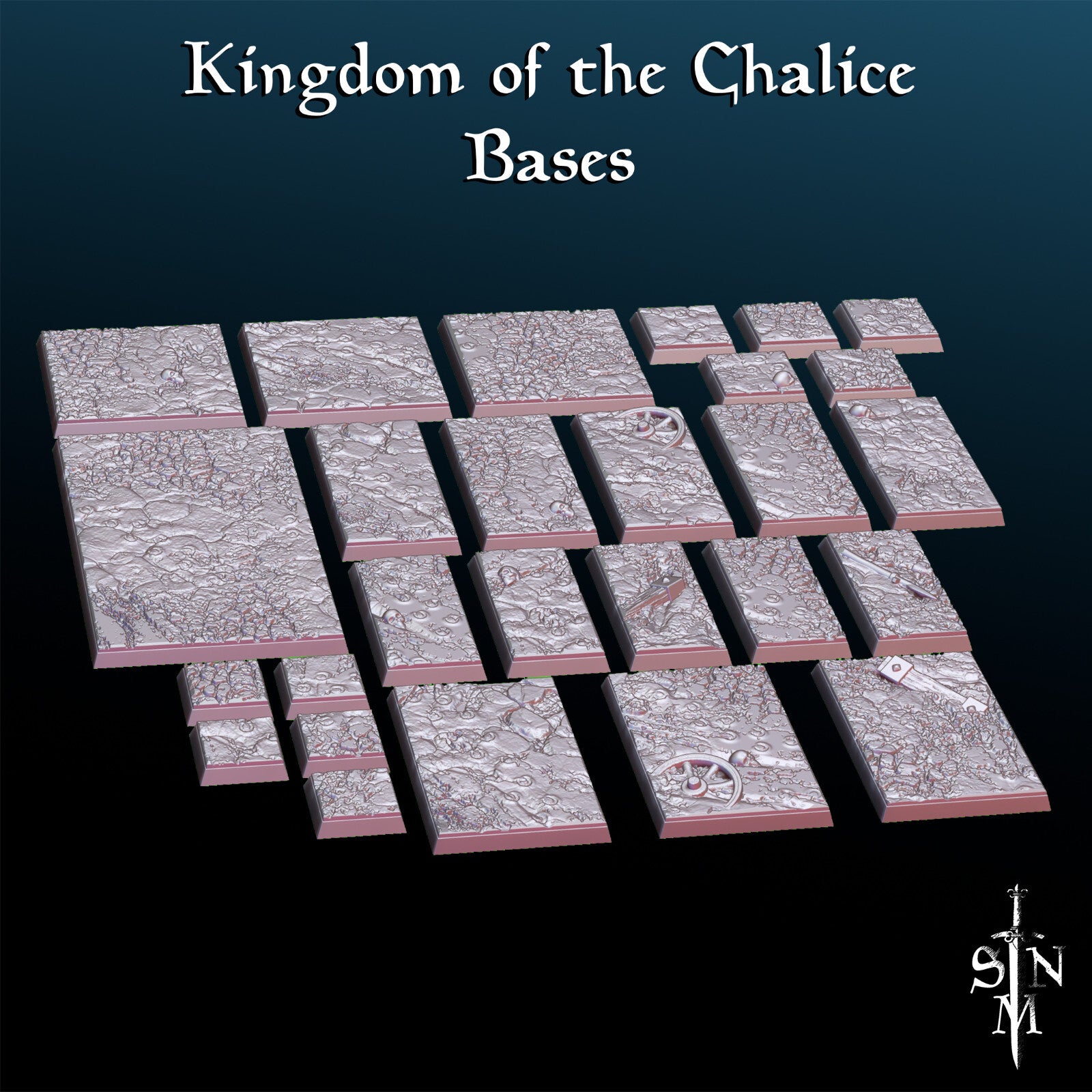 Kingdom of the Chalice Bases - Square Resin Bases