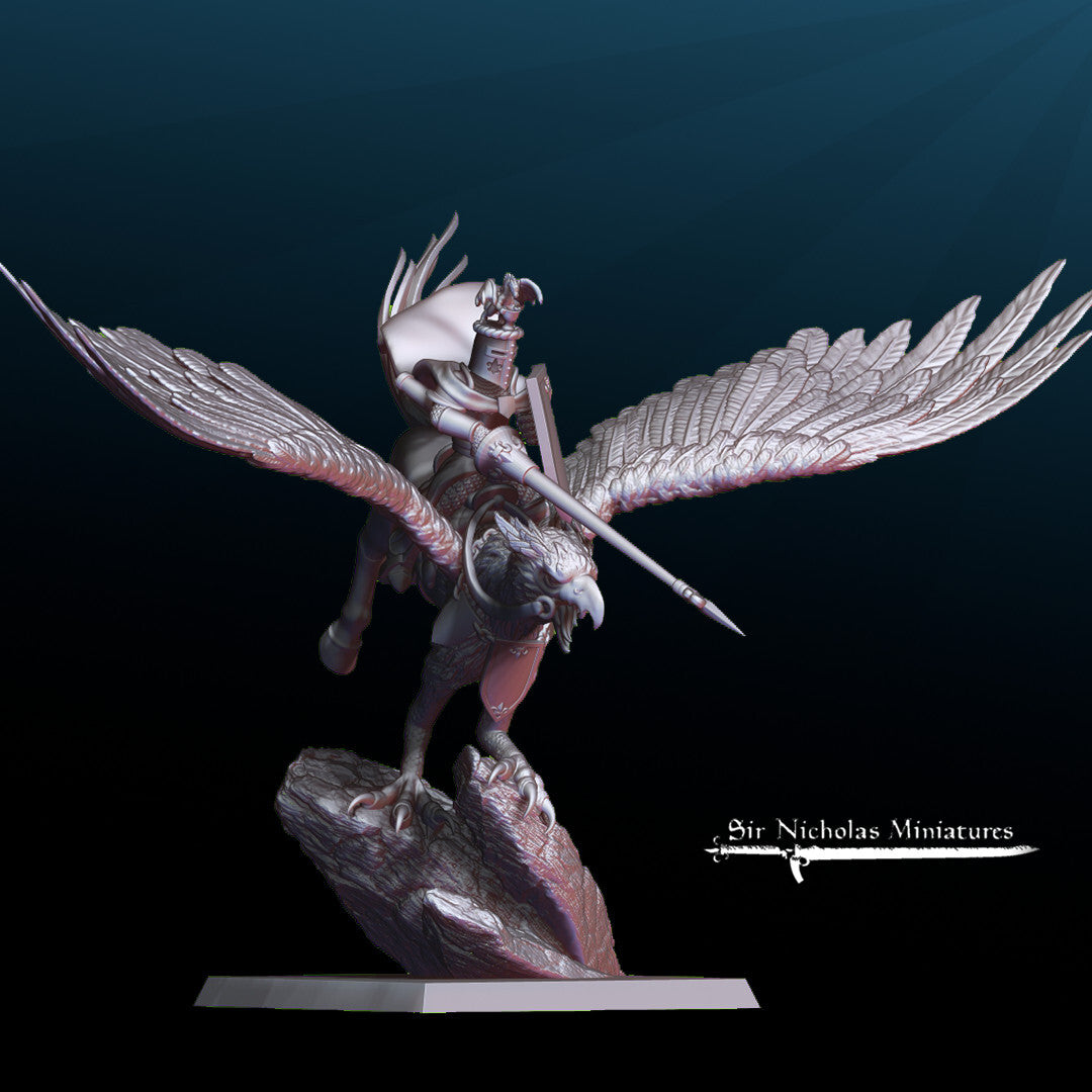 Griffon Knights – Knights on Hippogriff – Flying Crusader Knights
