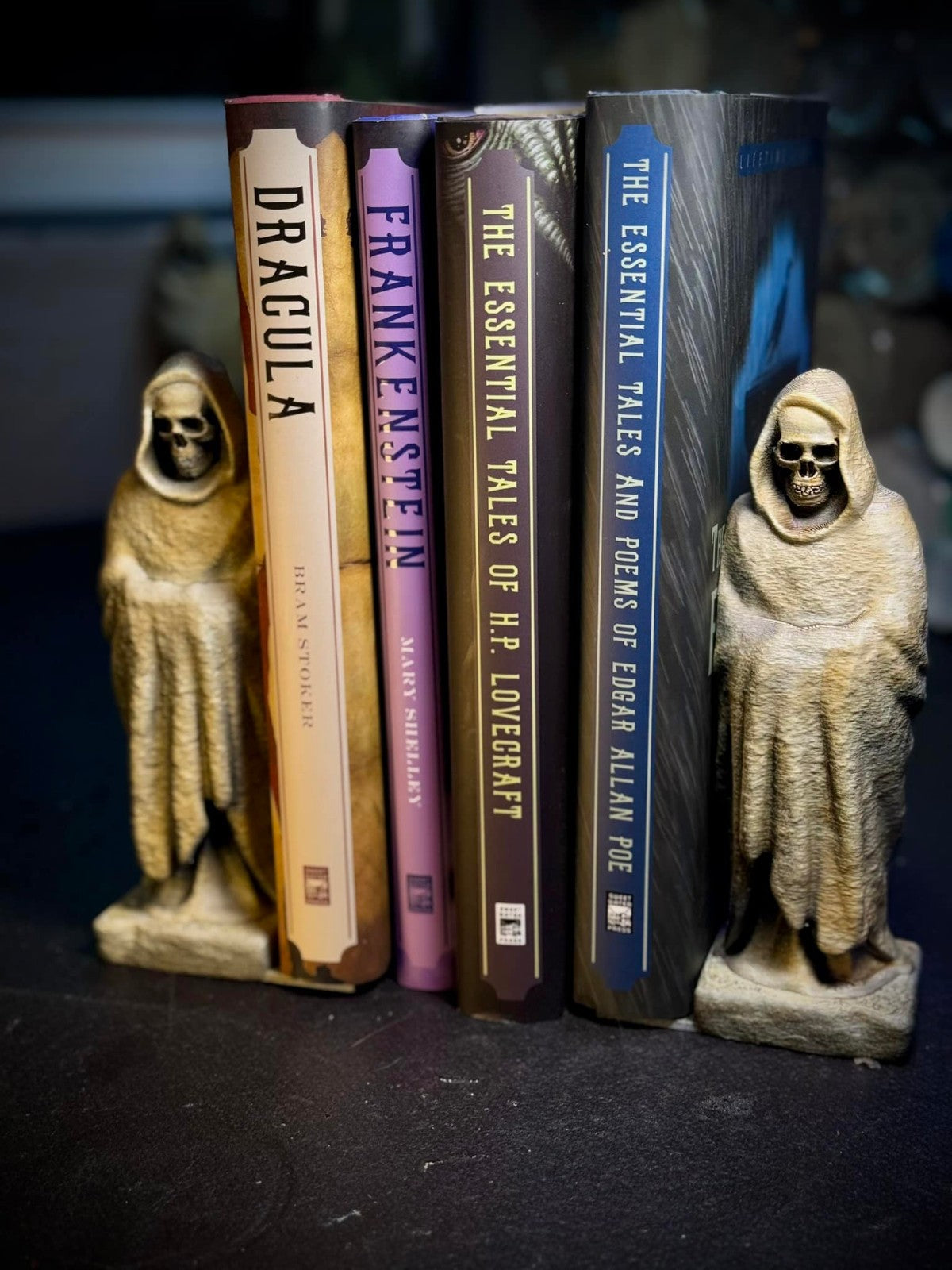 The Eternal Watchers Bookends - Grim Reaper  - Bookshelf Buddies (unpainted)