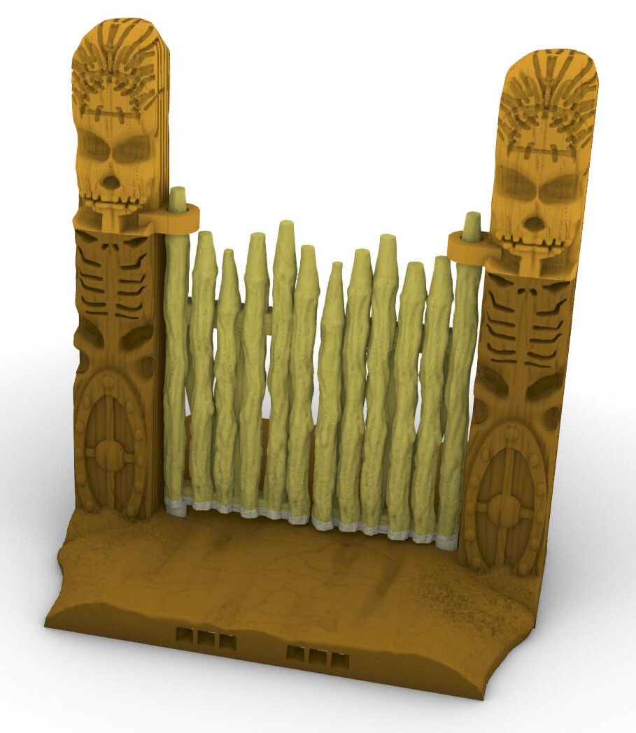 Last Chance Outpost with ALL Expansions TErrain Building