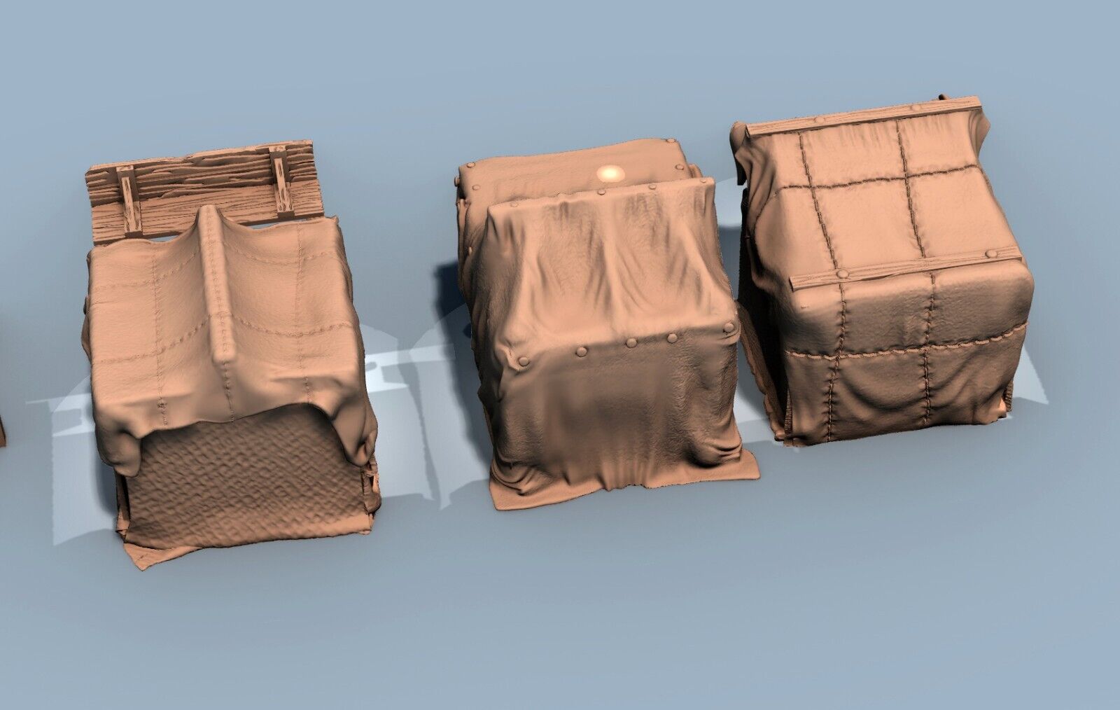 Merchant Tents and Insert Inventory - Mini Terrain Decor - Small Store Buildings