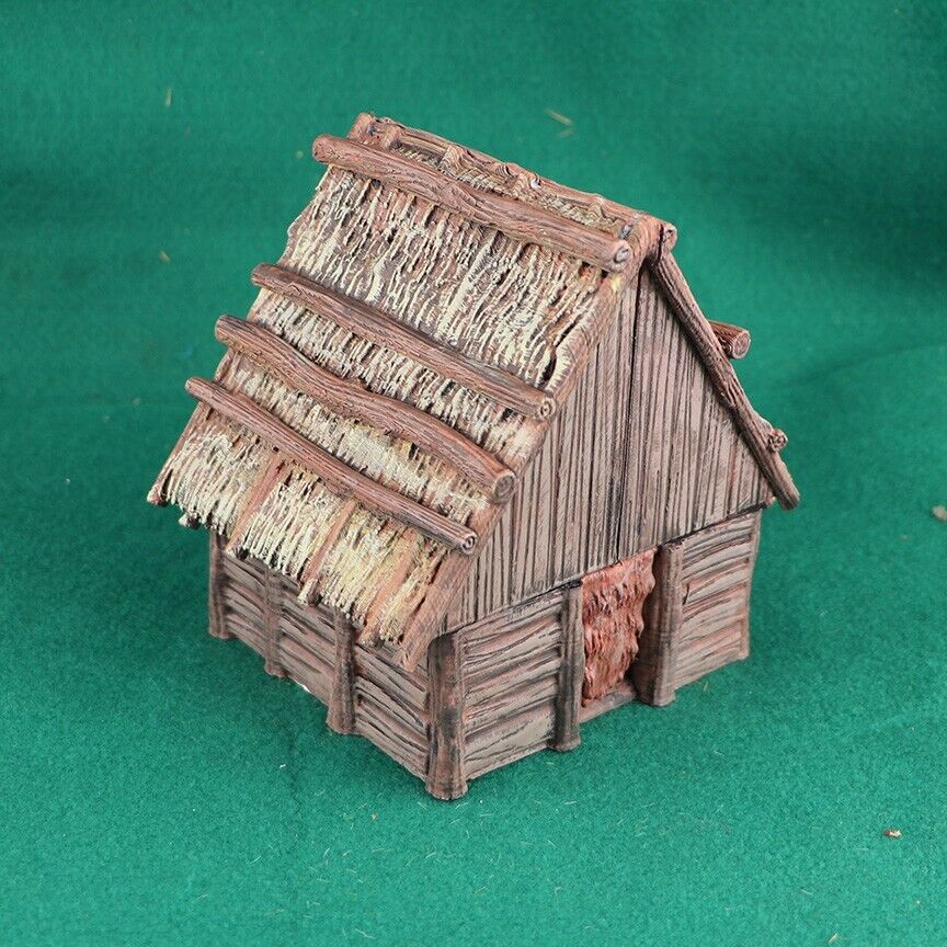 Tool Shed with Slide in Walls - Small Hut Terrain - Thatch Building - Work House