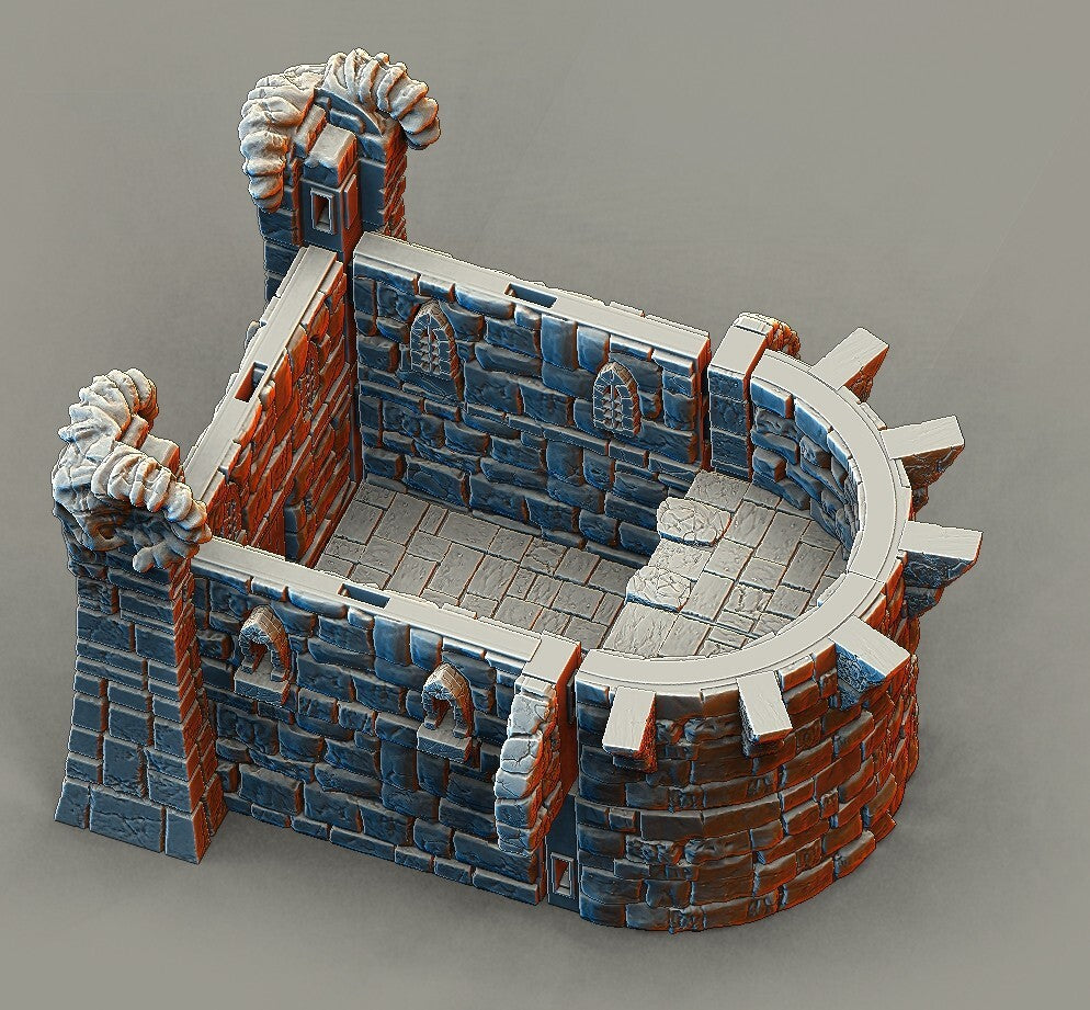 Skull Mini Castle Terrain Building