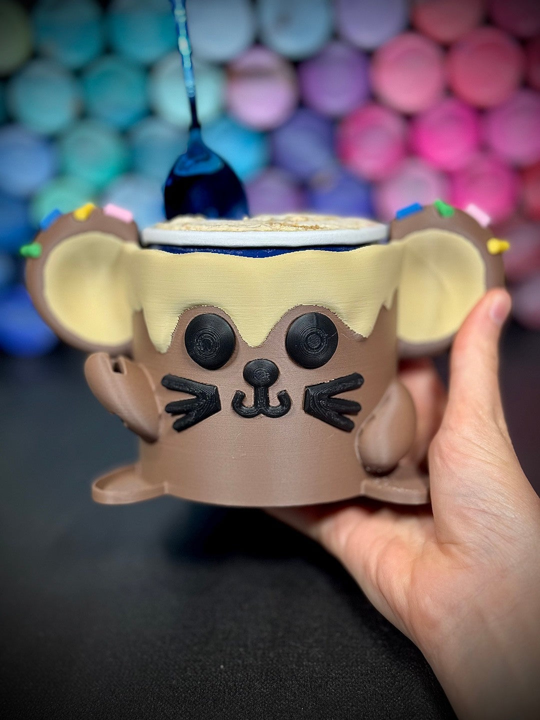 Mice Cream Ice Cream Holder - Chibi Ice Cream Koozie (unpainted)