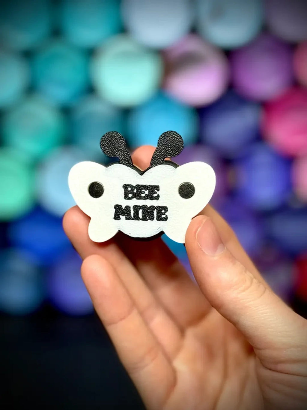 Bee Mine - Candy Box, Magnet, or Keychain (unpainted)