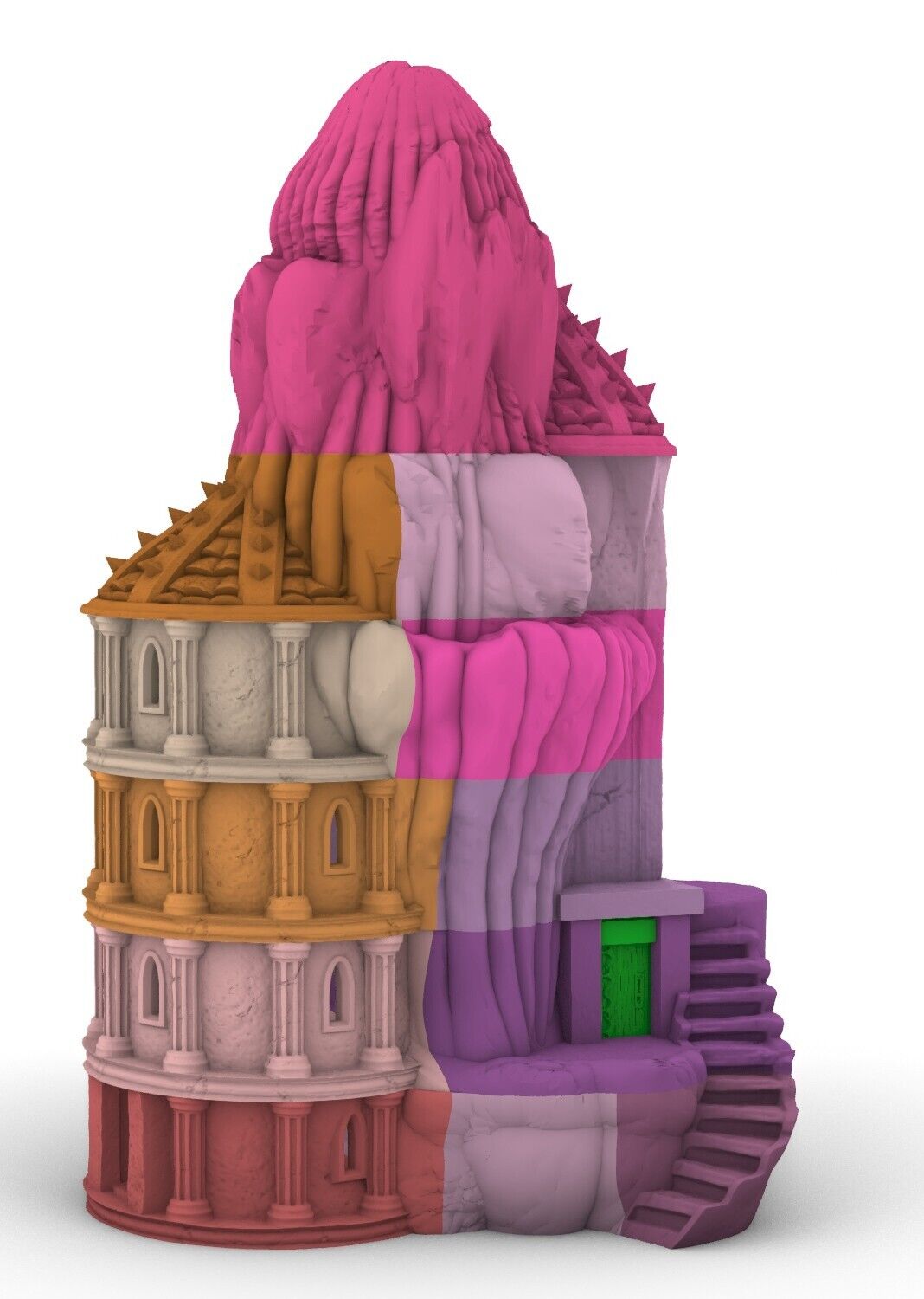 Drow House 4 - Matriarch Family Dwelling - Noble Home - Cliffside Castle