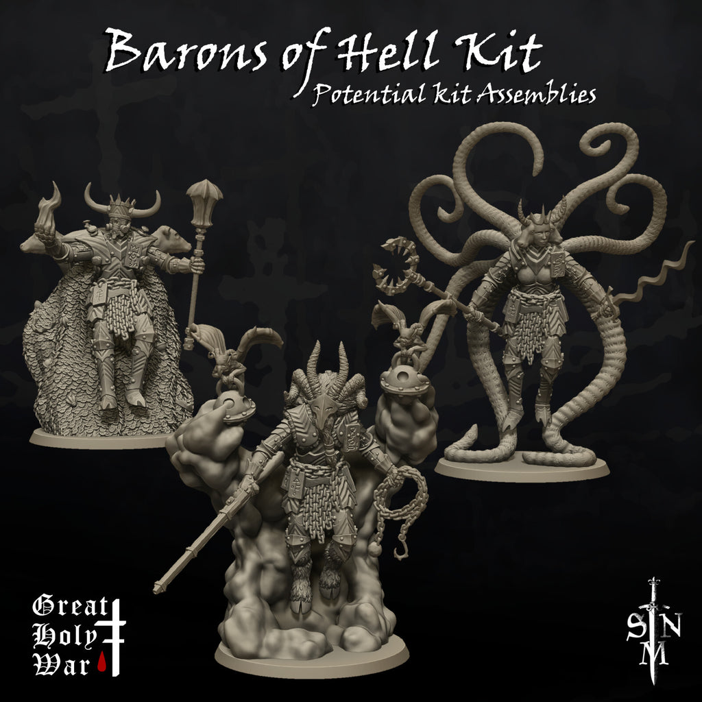 Barons of Hell Kit - Demonic Avatars of Sin - Seven Headed Serpent Amazing Proxy