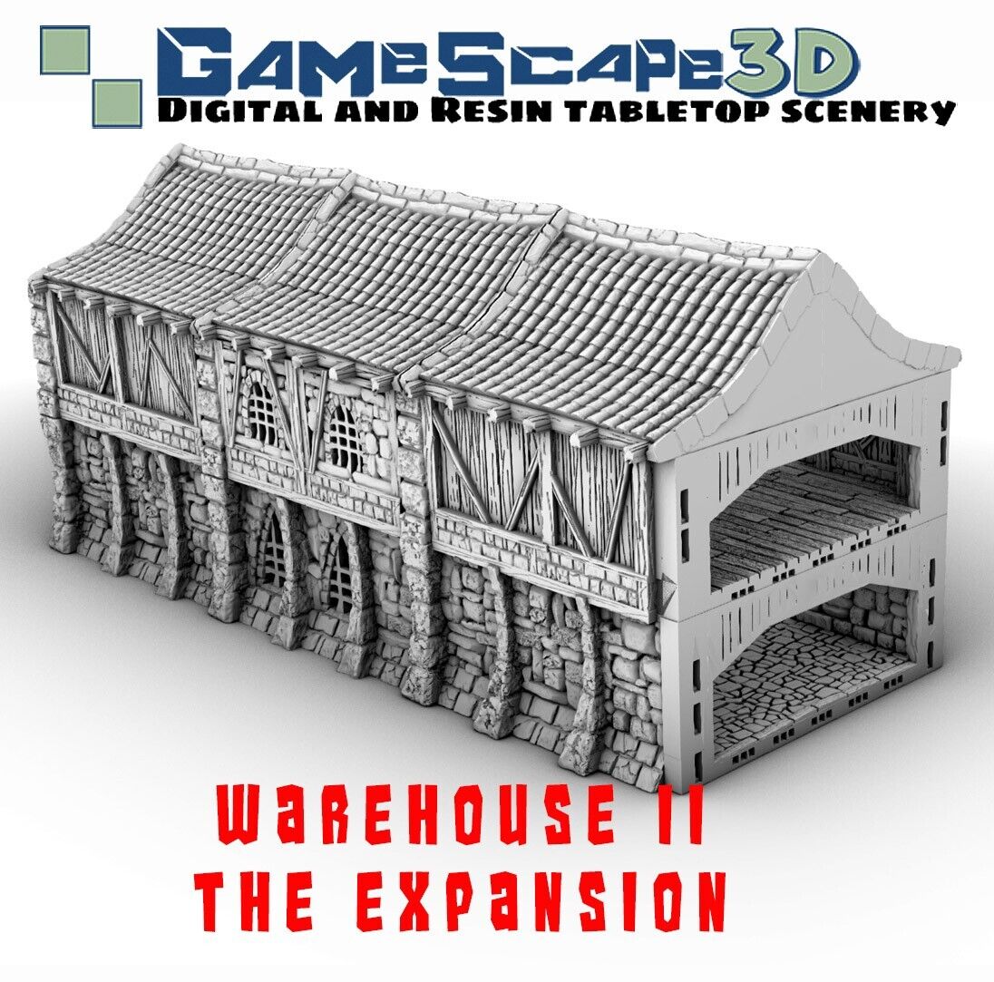 Infinite Warehouse Part 2 EXPANSION Terrain Building (not stand alone)