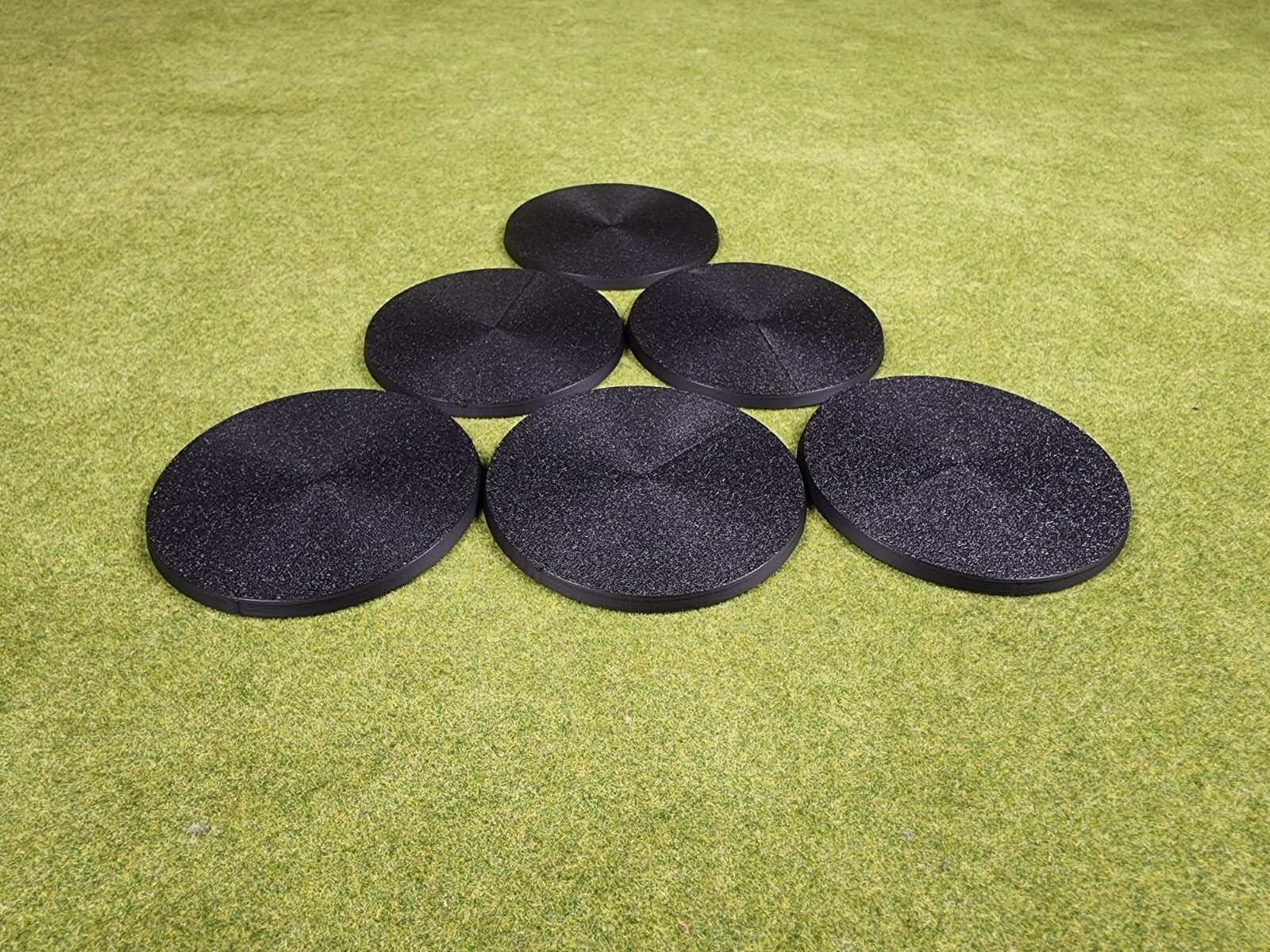 80mm Round Bases - Plain Beveled Bases - Wargaming Old School Bases