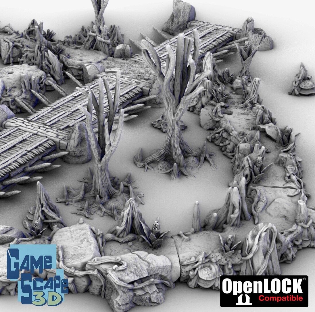 Swampland Roads and Trail (Dual Height)