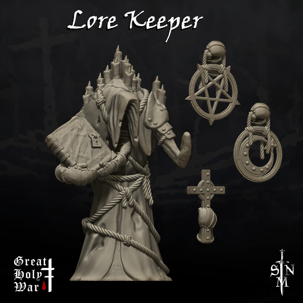 Lore Keeper - Darkling Schemer - Faceless Sage of the Serpent