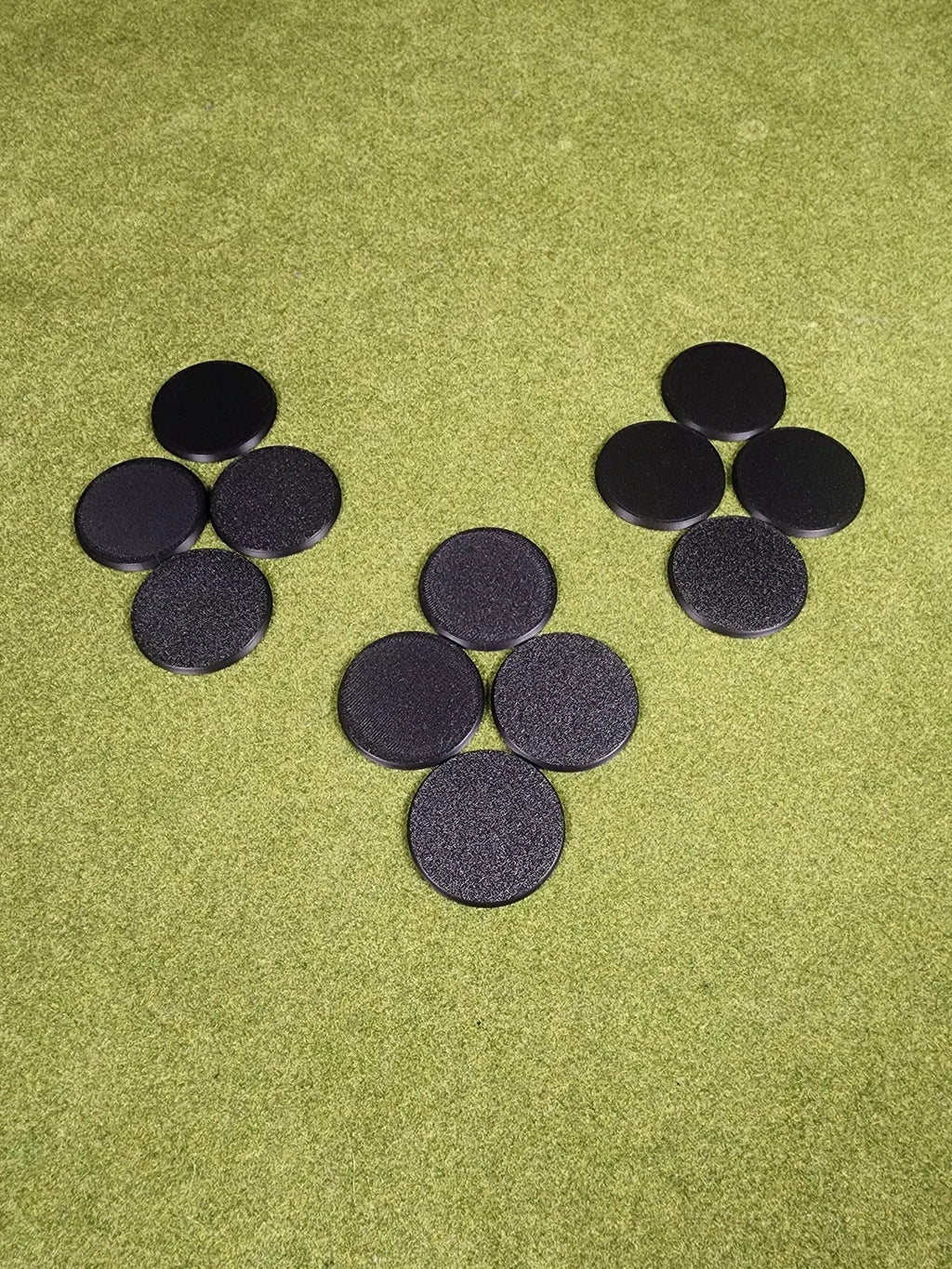 50mm Round Bases - Plain Beveled Bases - Wargaming Old School Bases