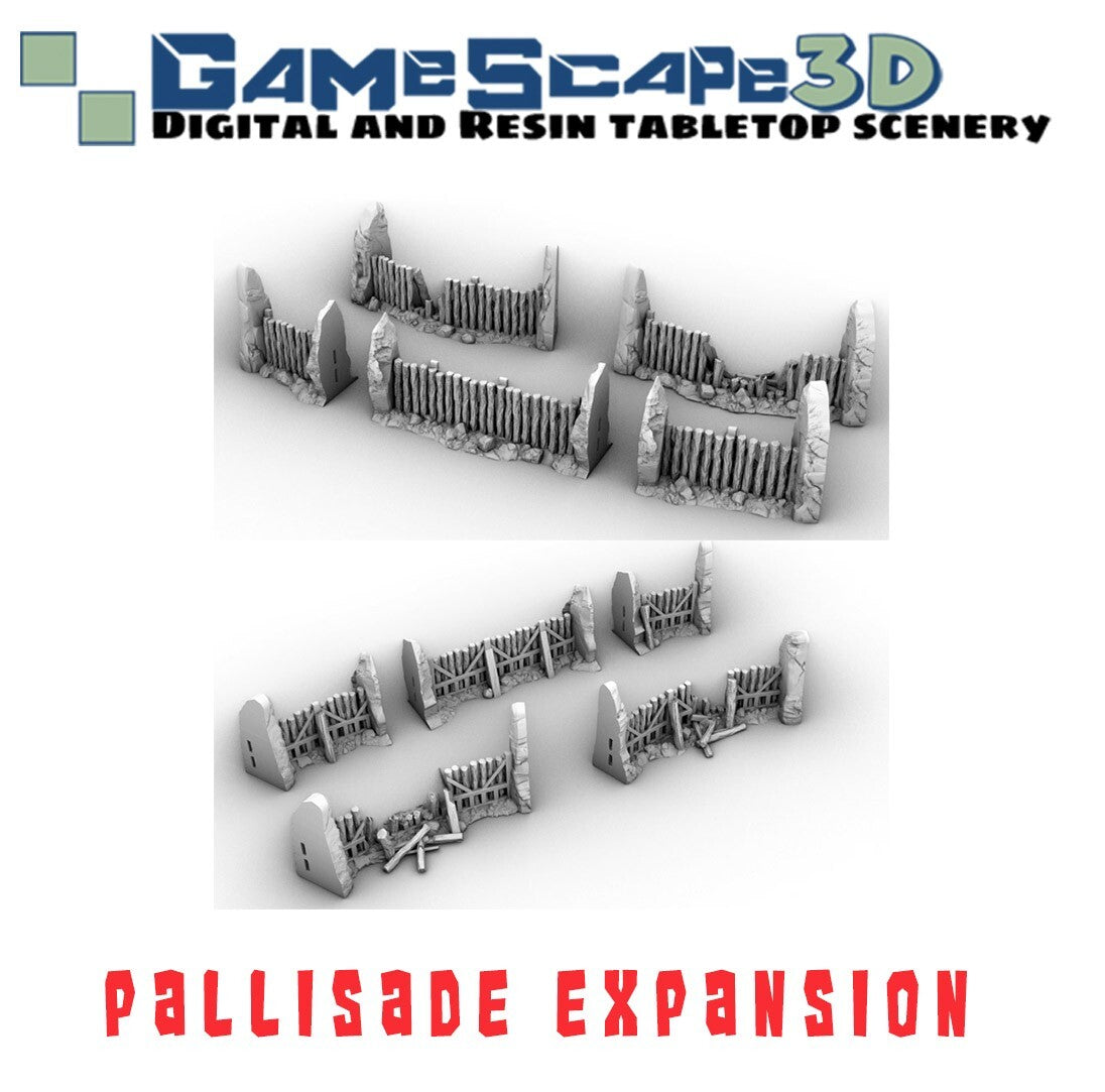 Celtic Pallisade Expansion - Timber Walls - Border Defense - Breached Terrain