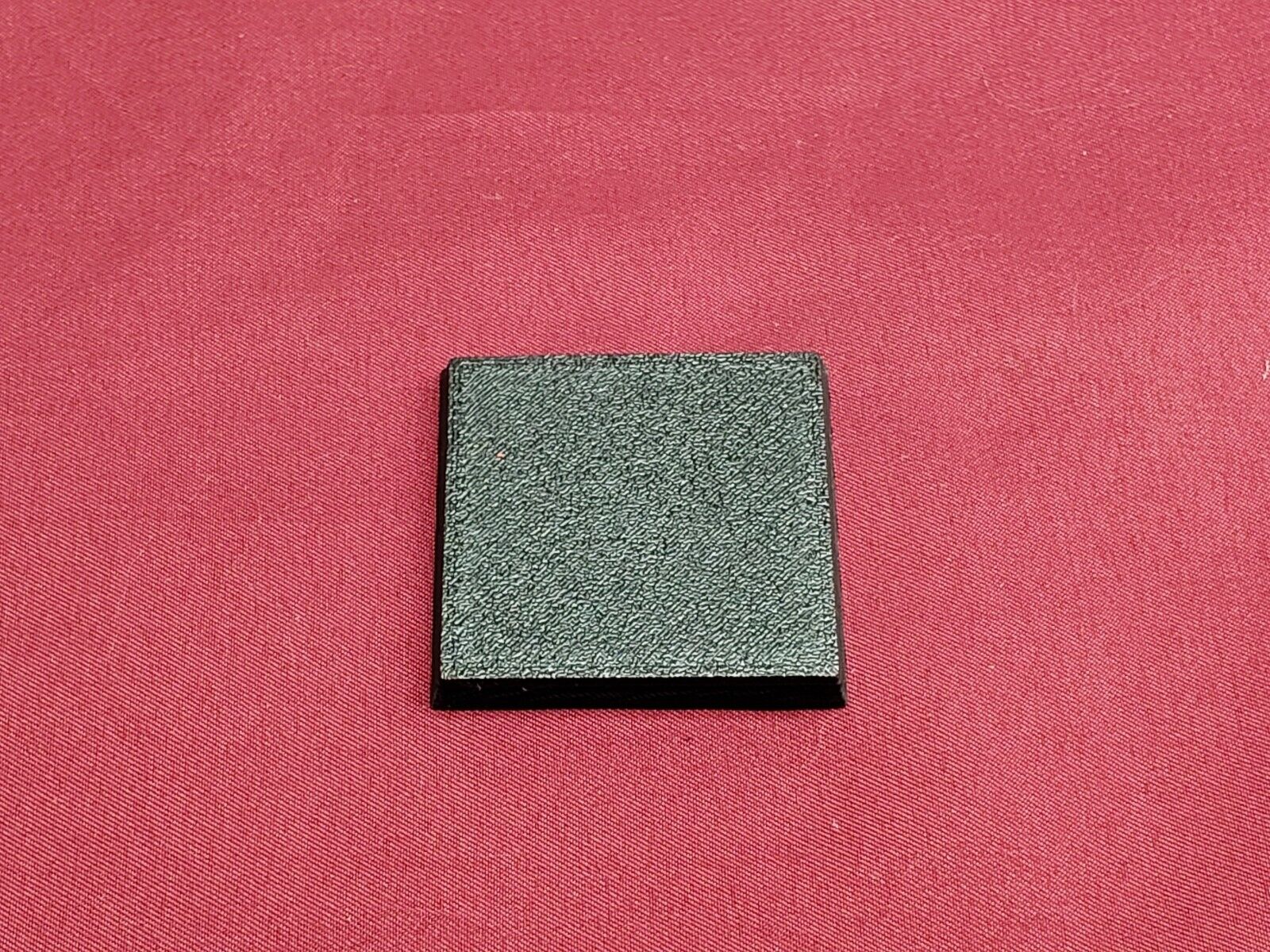 40mm Square Bases - Plain Beveled Bases - Wargaming Old School Bases