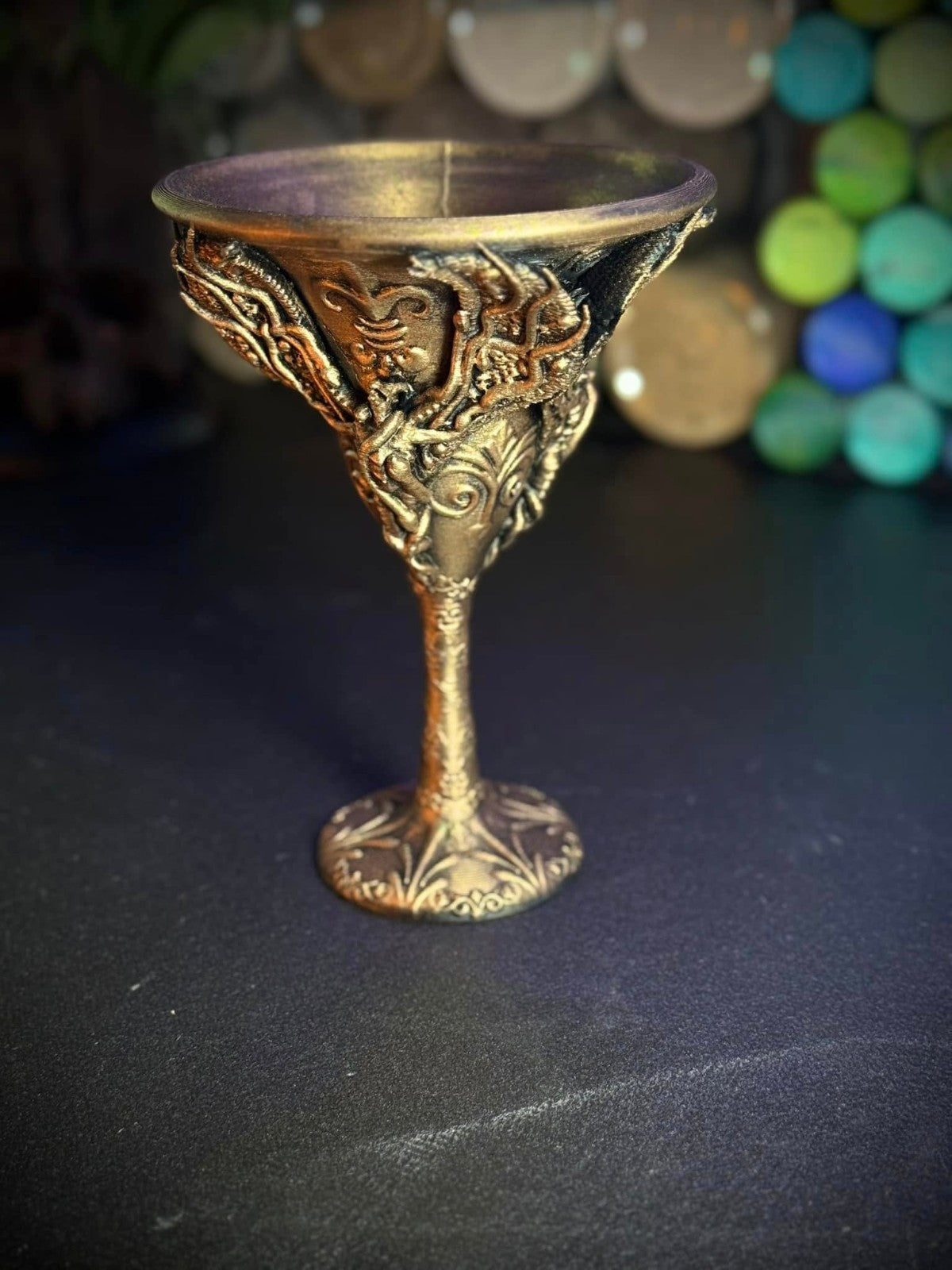 The Dragon Angel Chalice - Cosplay Drinking Cup - Holy Grail Prop (unpainted)