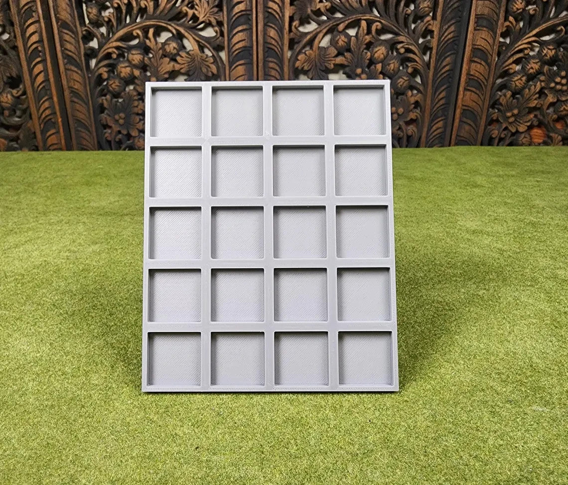 25mm SquareTo 30mm Square Base Conversion Movement Trays - Wargaming Old School