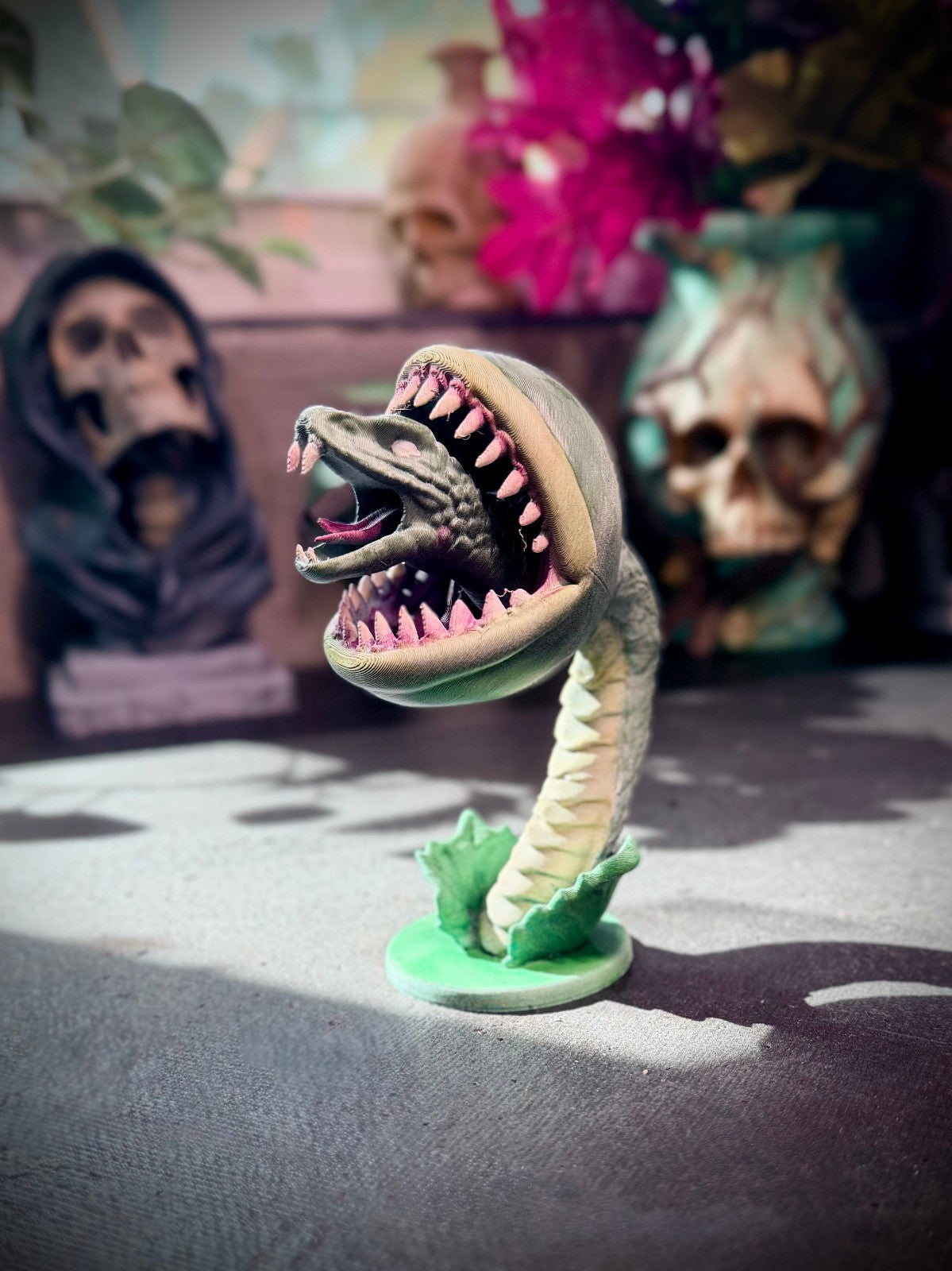 Piranha Snake Plant - Mario Style Chomper Plant (unpainted)