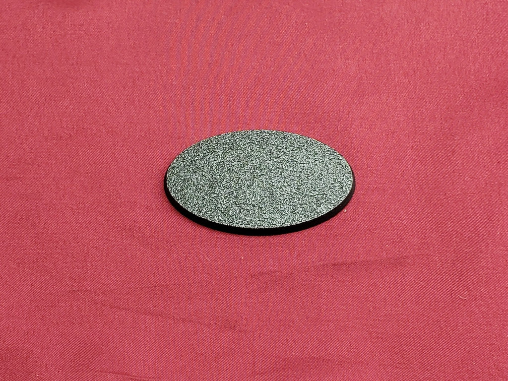 60x35mm Oval Bases - Plain Black Beveled Bases - Wargaming Old School Bases