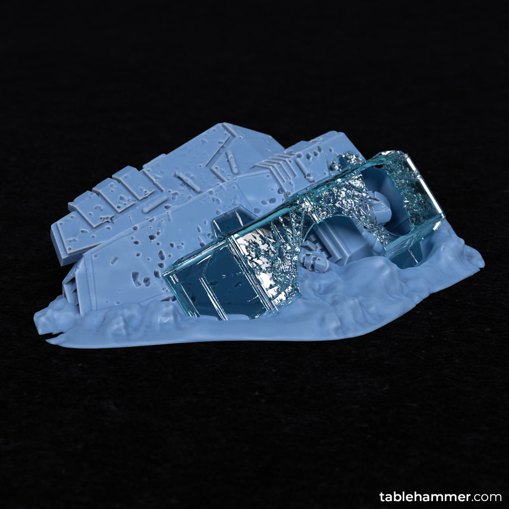Human Skimmer Wreck (Casualties Scenery) - Crashed Ship - Plane Wreckage