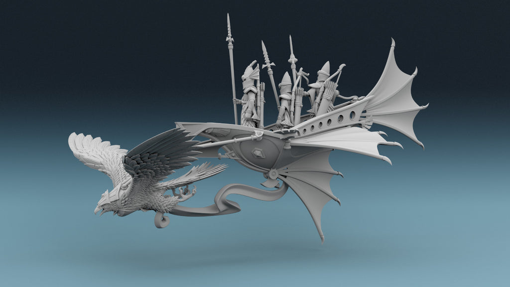 Elven Sky Chariot - Elvish Aerial Assault Vehicle