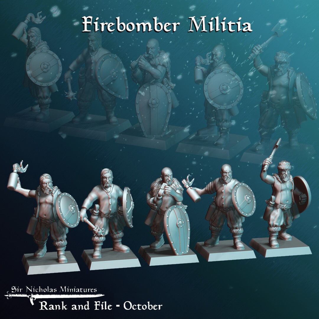 Firebomber Militia - Cossack Grenadiers - Molotov Infantry