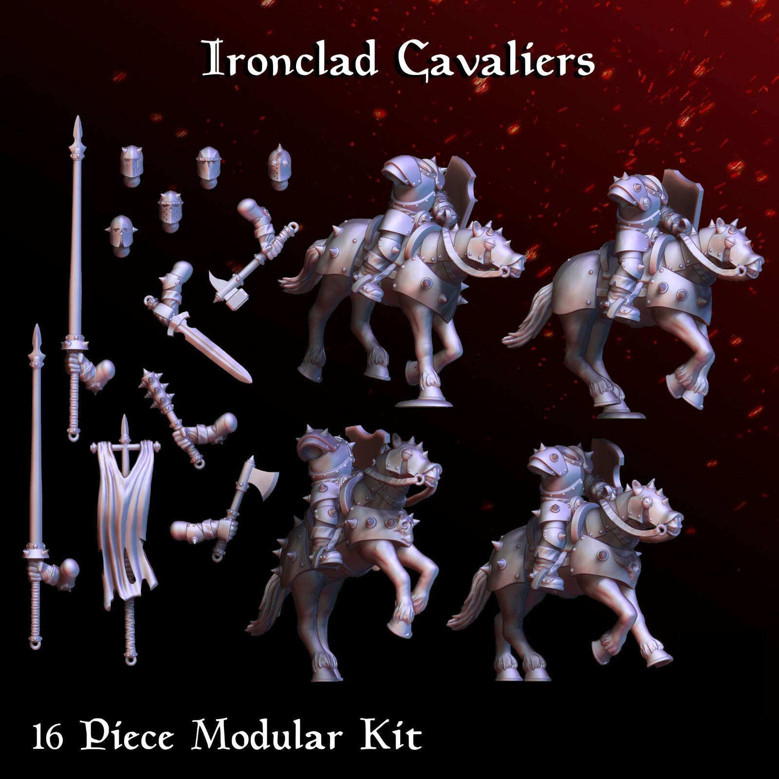 Ironclad Cavaliers Kit - Warriors Knights - Chaotic Knights