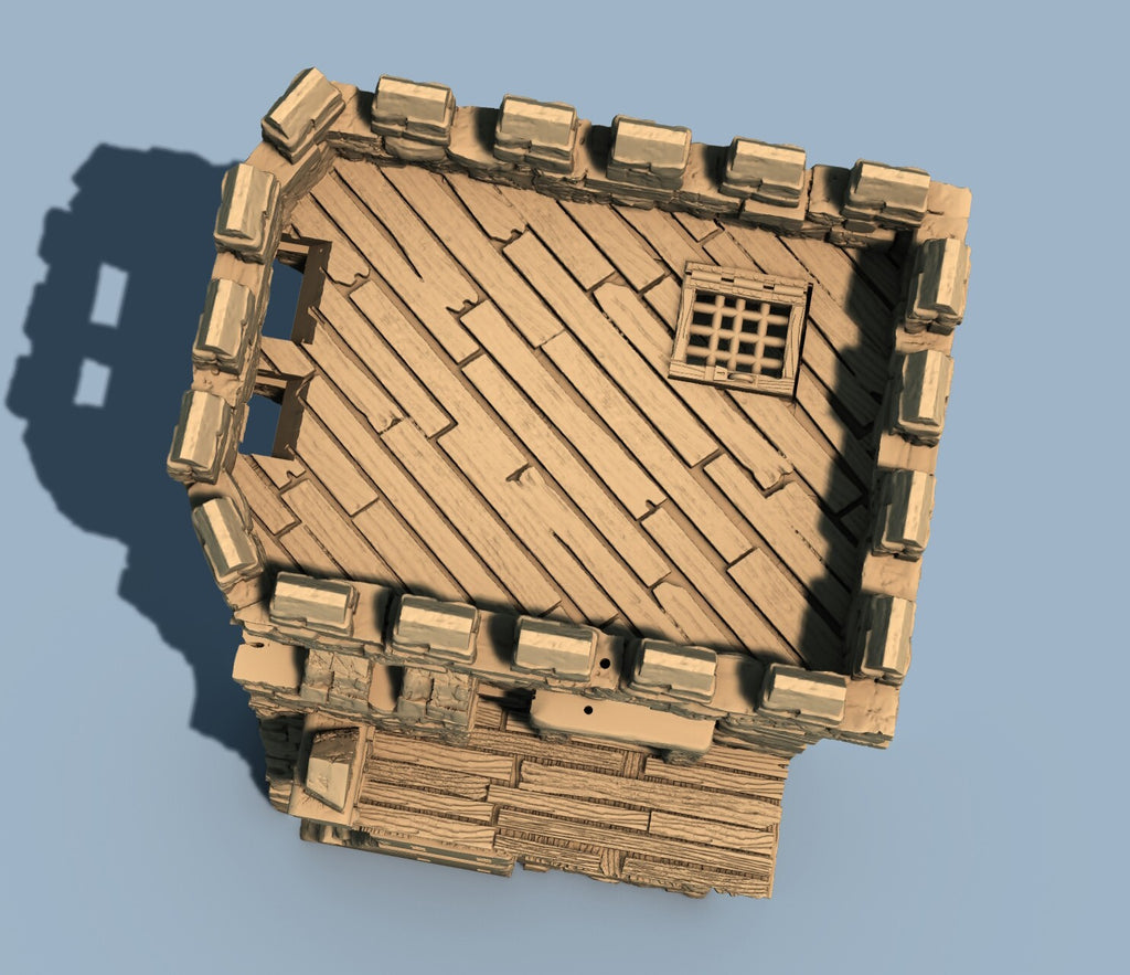 Small Gate - Medieval tabletop terrain - Castle Tower