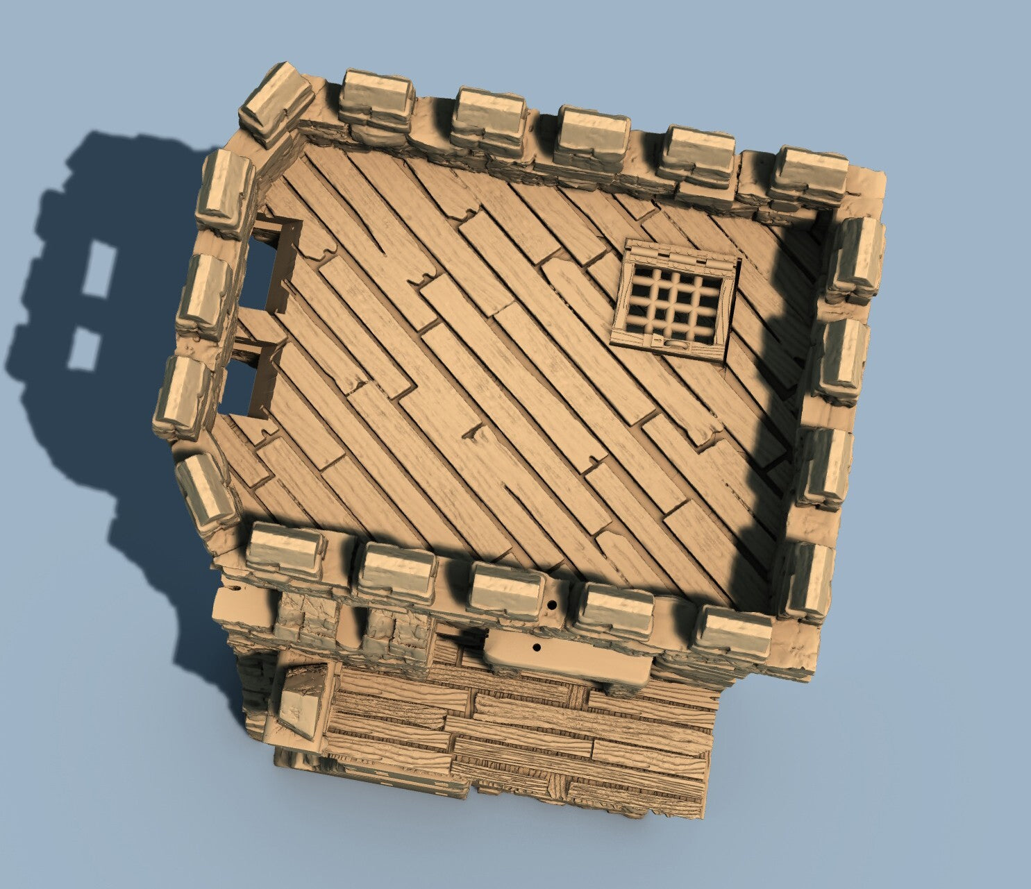 Small Gate - Medieval tabletop terrain - Castle Tower