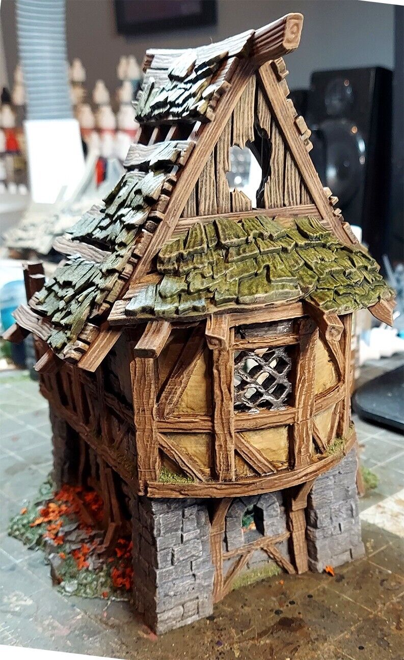 Timber Frame Ruin #2 (2 roof variations) Terrain Building