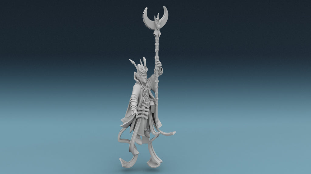 Elven Wizards Floating in Air