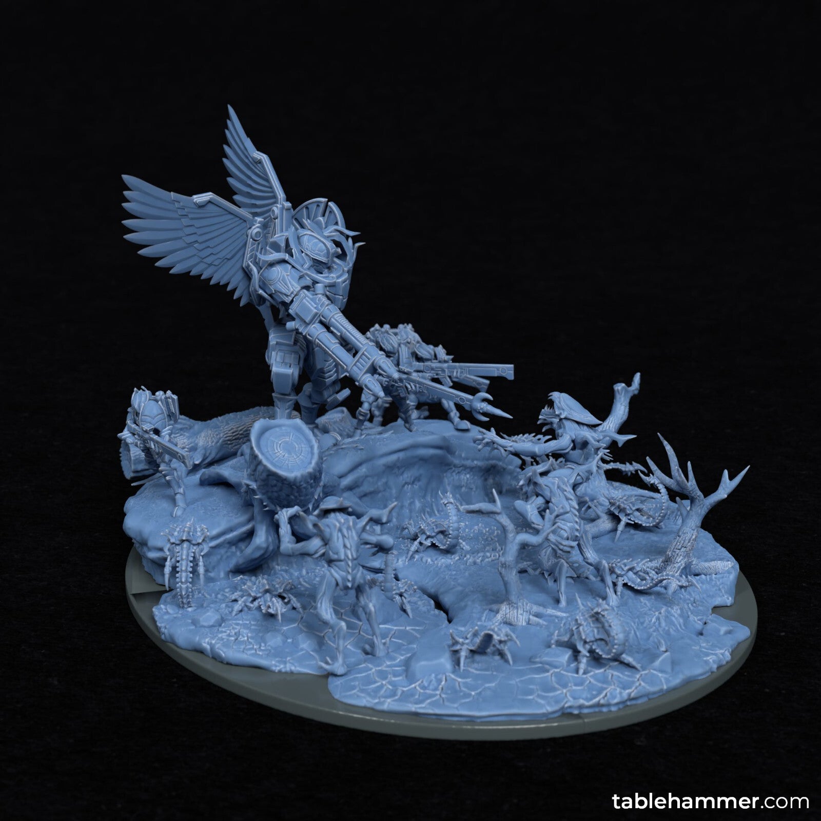 Hold the Line – Cinematic 3D printable sci-fi diorama