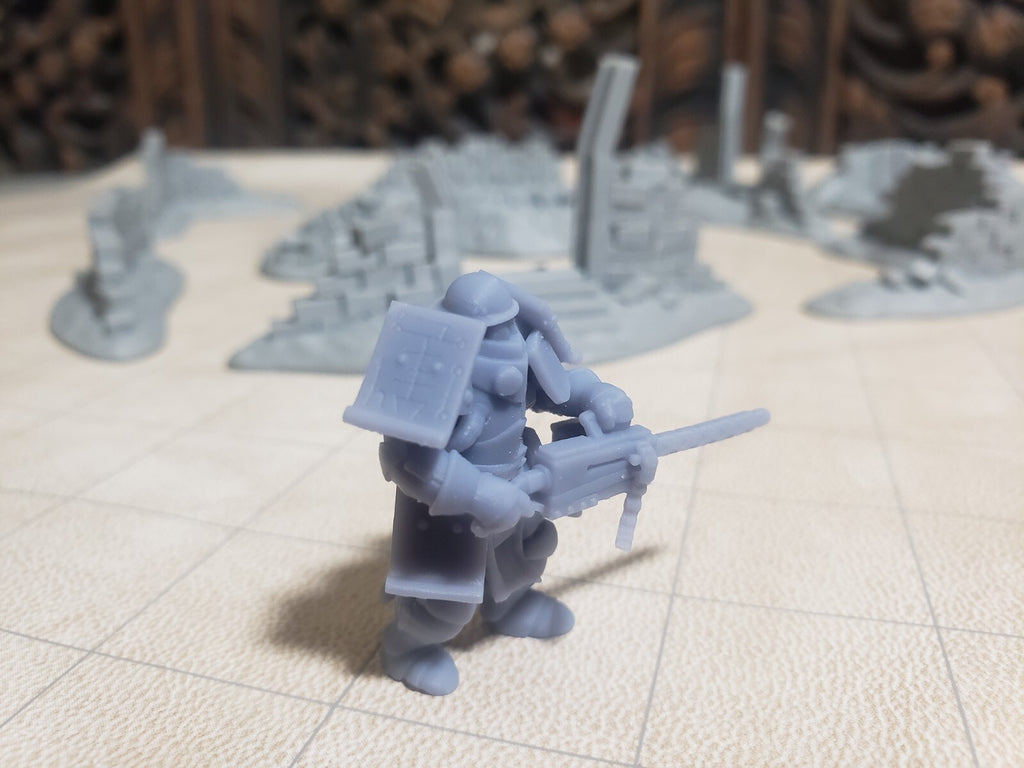 Heavy Infantry Kit - Annointed - Mechanized Grimdark Soldiers - Trench Crusaders