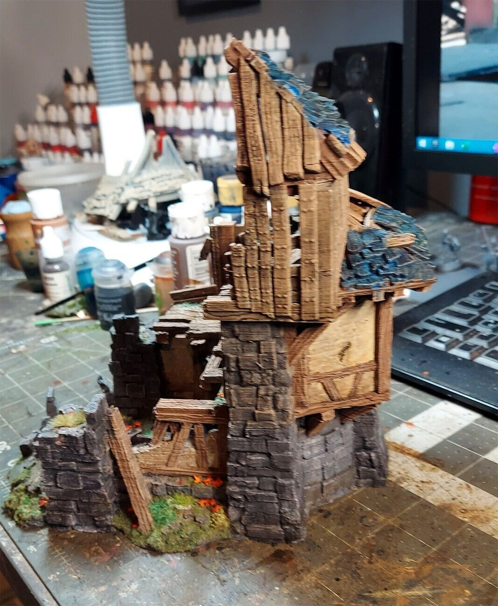 Timber Frame Ruin #1 Terrain Building