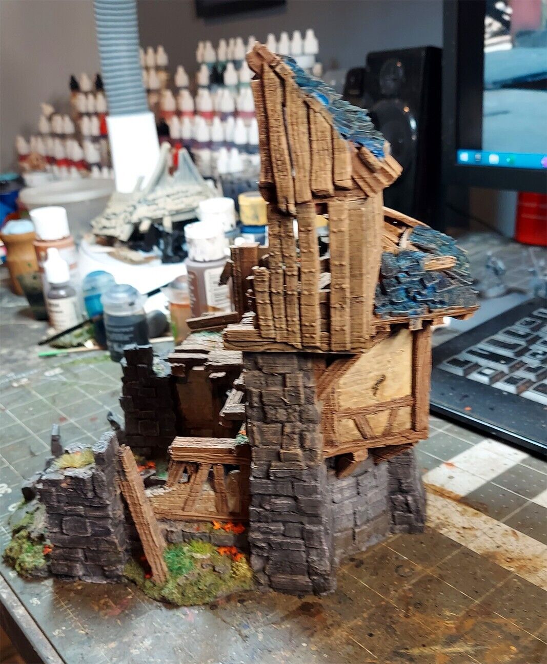 Timber Frame Ruin #1 Terrain Building