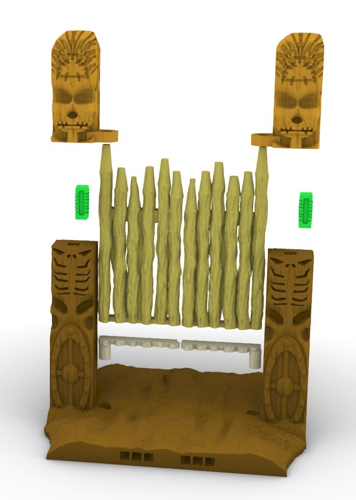 Last Chance Outpost with ALL Expansions TErrain Building