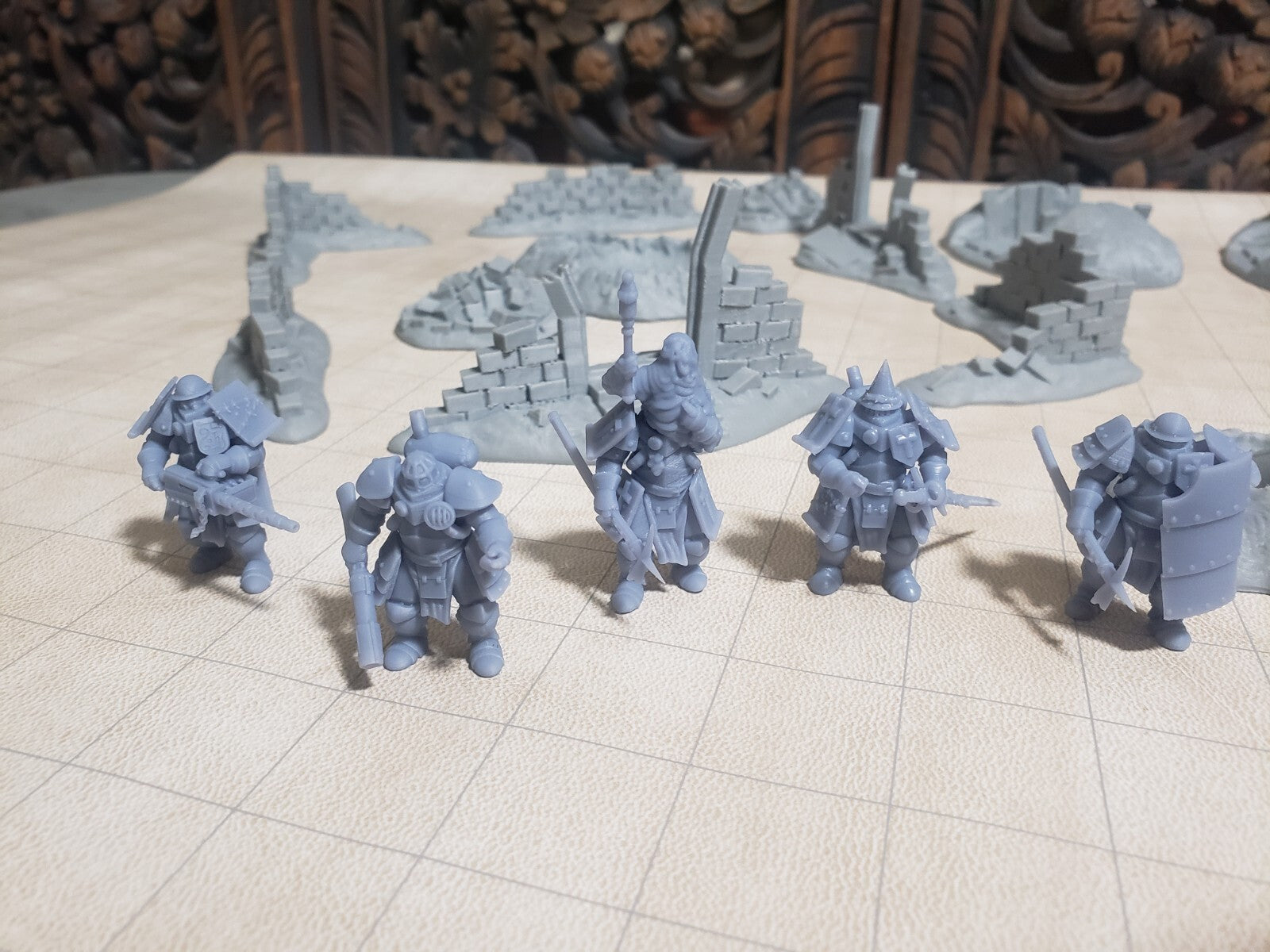 Heavy Infantry Kit - Annointed - Mechanized Grimdark Soldiers - Trench Crusaders