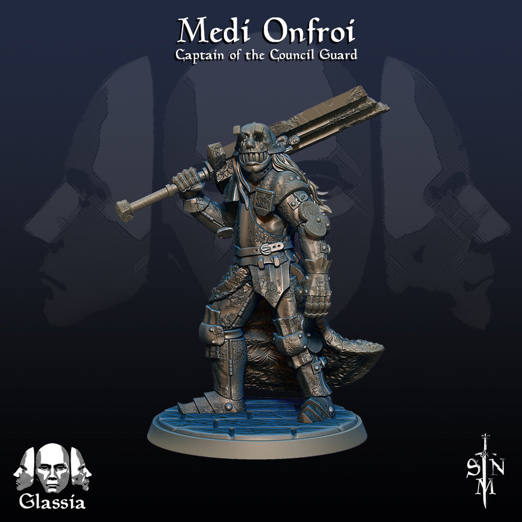 Medi Onfroi - Captain of the Council Guard - Cursed Hero