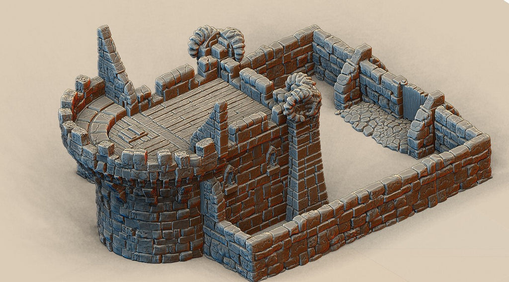 Skull Mini Castle Terrain Building