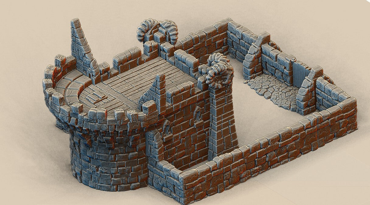 Skull Mini Castle Terrain Building