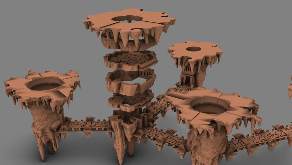 Fortified Stalactite & Bridge Compound