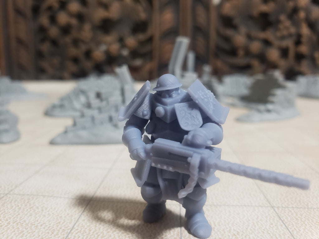 Heavy Infantry Kit - Annointed - Mechanized Grimdark Soldiers - Trench Crusaders