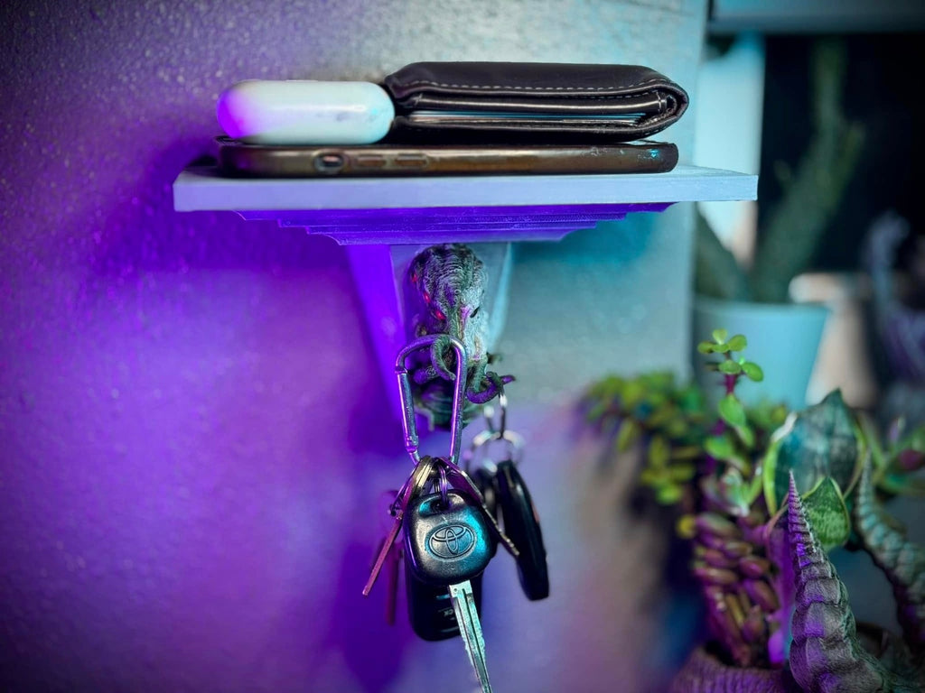 Chthulhu Mini Shelf - Wallet Phone Keys Check From The Void (unpainted)