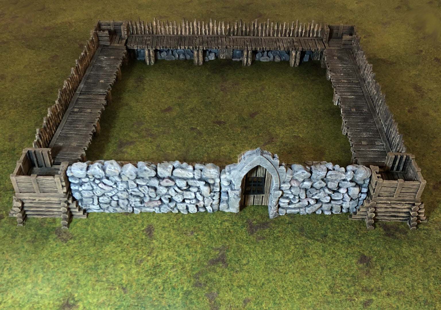 Stronghold on the Borderlands - Wooden Palisade Fort - Dungeons and Dragons Town