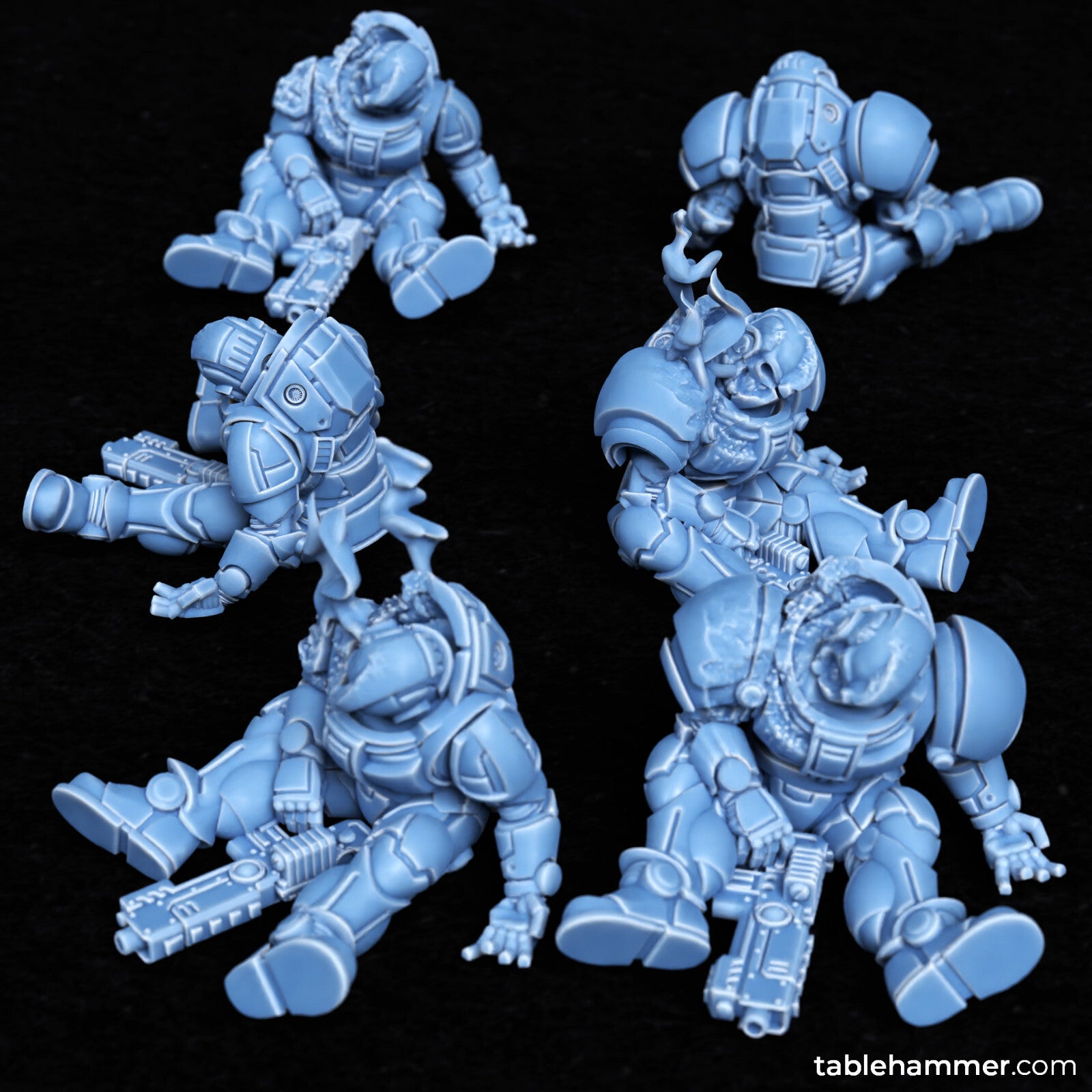 Corpses, crashes, casualties - Human super soldiers
